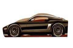 Кровать-машинка Viorina-Deko Brand B-14 Mustang графит